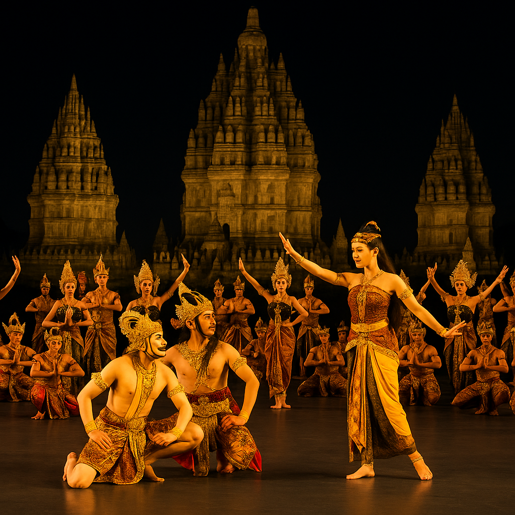 Prambanan - Ramayana Ballet - Halo Indonezja - zabytki i legendy Indonezji